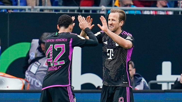 Münchner Matchwinner: Jamal Musiala und Harry Kane.