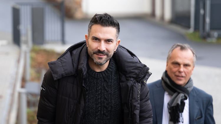 Marc Terenzi und sein Anwalt Andreas Hohnel.