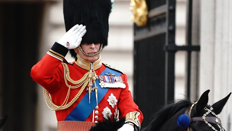 König Charles 2023 bei Trooping the Colour.
