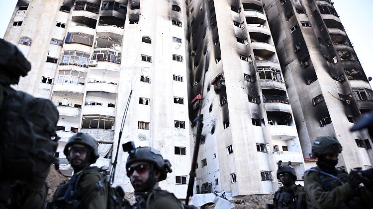 Israelische Streitkräfte im Februar bei einem Einsatz im Gazastreifen