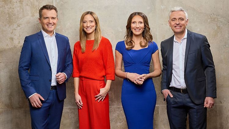 Eigengewächse aus dem Hause RTL: die neuen "RTL Aktuell"-Moderatoren Christopher Wittich, Anna Fleischhauer, Roberta Bieling und Andreas von Thien.