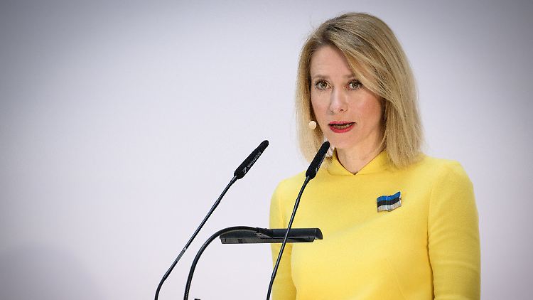 Estlands Ministerpräsidentin Kallas rief Partnerländer zu höheren Verteidigungsausgaben auf. 