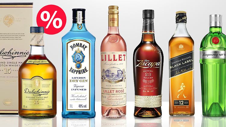 Zu den Oster-Angeboten bei Amazon gehören auch eine ganze Menge Spirituosen wie der Lillet Blanc oder der Tanqueray No. Ten Gin.