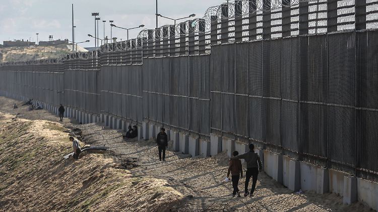 Grenze zwischen Gaza und Ägypten: Hier  schlagen die USA eine Militäroperation gegen Tunnel zum Waffenschmuggel vor.  