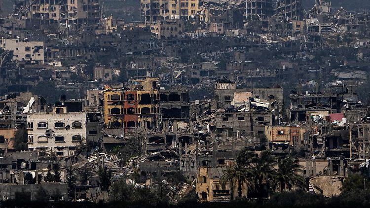 Ruinenlandschaft im Gazastreifen.