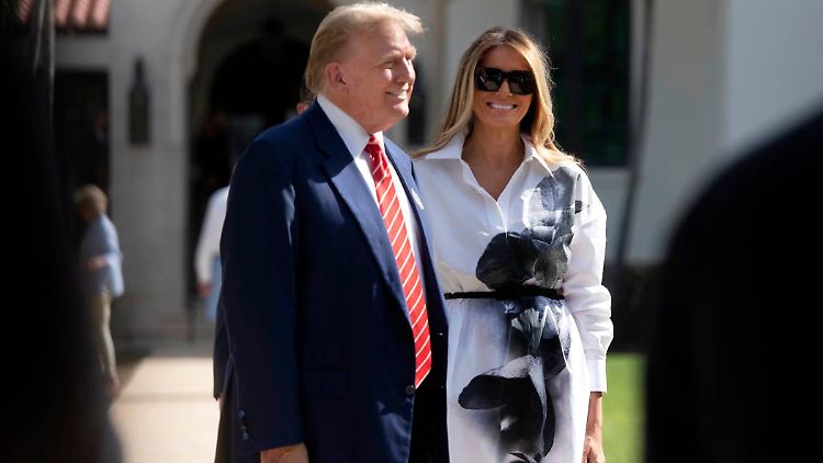 Melania Trump ist - an der Seite ihres Mannes - zurück im Rampenlicht.
