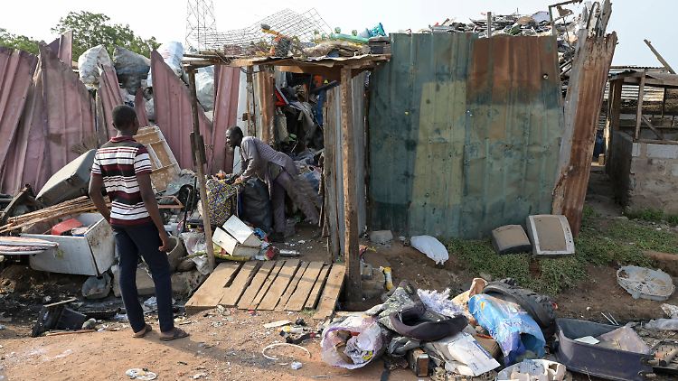 Ein Großteil des aus der EU exportierten Elektroschrotts landet in Afrika und anderen Entwicklungsländern.