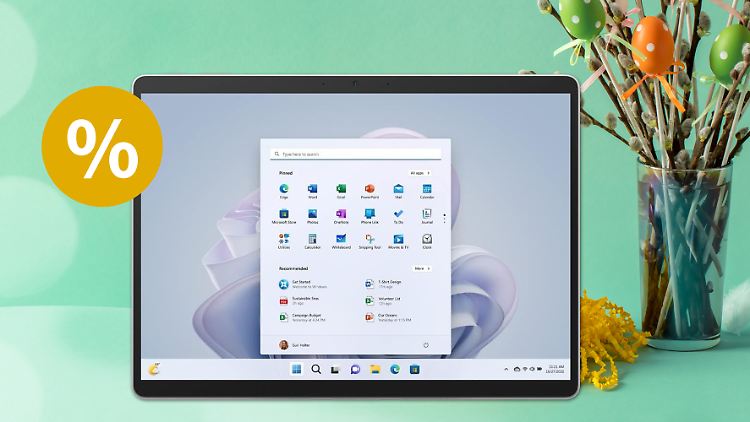 Während der Amazon-Oster-Angebote ist das Microsoft Surface Pro 9 in verschiedenen Varianten günstiger.