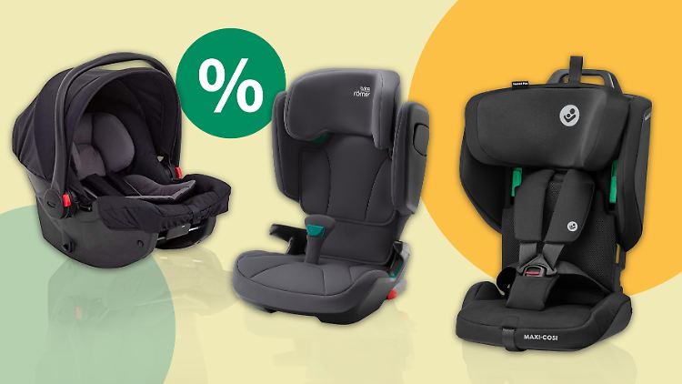 Kindersitze fürs Auto sind unerlässlich – Sitze für Kids von null bis zwölf Jahren gibt es gerade günstig bei den Oster-Angeboten von Amazon.