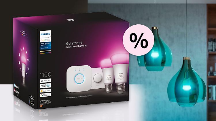 Bis zum 25. März steigen die Amazon-Oster-Angebote – mit einem Philips-Hue-Starter-Set.