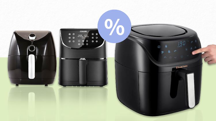 Heißluftfritteusen sind ein schneller Helfer in der Küche - bei Amazon in den Oster-Angeboten gibt es einige Modelle mit Rabatt.