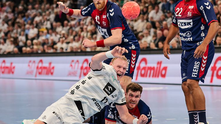 Patrick Wiencek kämpfte mit seinem THW Kiel vergebens.