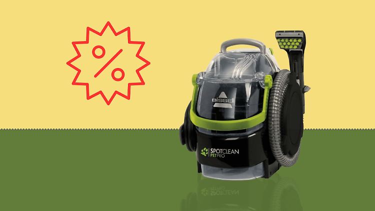 Bissell SpotClean Pet Pro: 40 Euro günstiger als in anderen Shops - nur noch bis morgen.