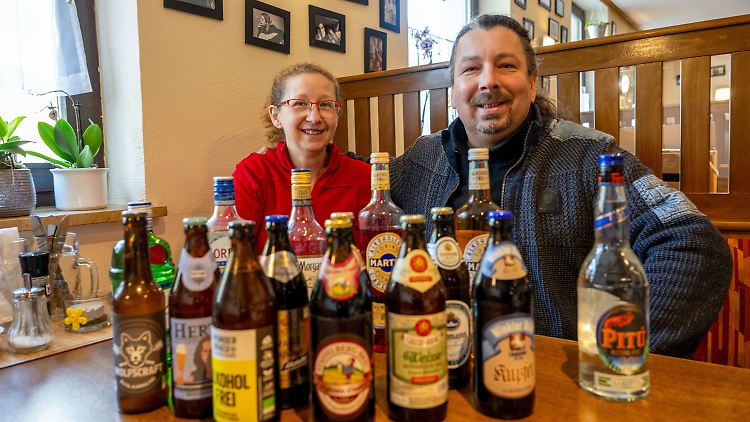 Bei Kerstin Gößl und Vladimir Kloz gibt es nur noch Aklkoholfreies.