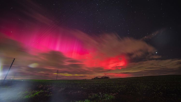 In der Vergangenheit konnte man in Deutschland immer wieder Polarlichter sehen. 