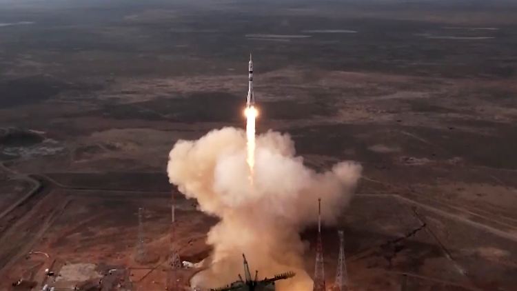 Die Rakete startete am vergangenen Samstag vom Kosmodrom Baikonur im zentralasiatischen Kasachstan.