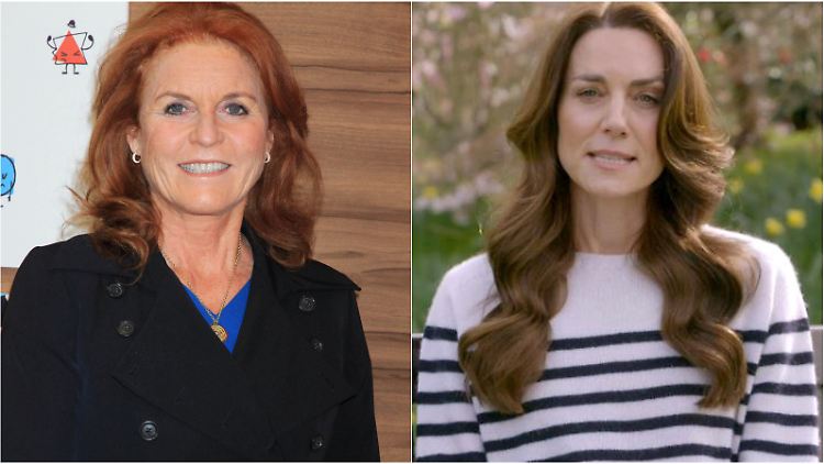 Sarah Ferguson äußert sich zu Prinzessin Kates Krebsdiagnose.