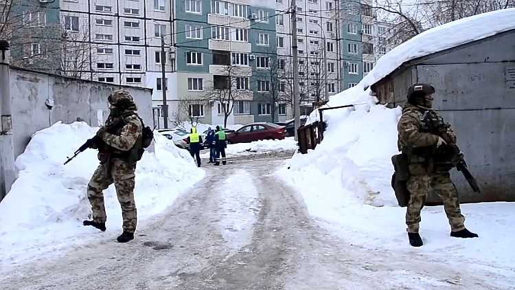 In der russischen Region Samara soll ein Mann einen Anschlag auf eine Sammelstelle für humanitäre Hilfsgüter geplant haben. 
