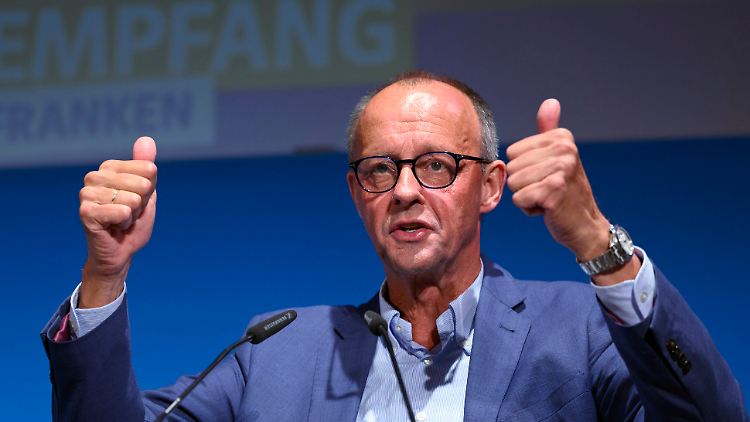 CDU-Chef Merz darf sich durch die Forsa-Umfrage bestätigt fühlen.
