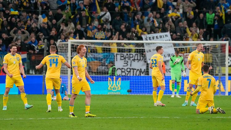 Ukrainischer Jubel.