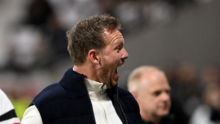 Ein begeisterter Bundestrainer: Julian Nagelsmann.