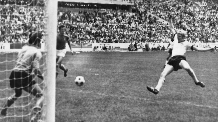 Schnellinger erzielte im WM-Halbfinale 1970 sein einziges Länderspieltor.