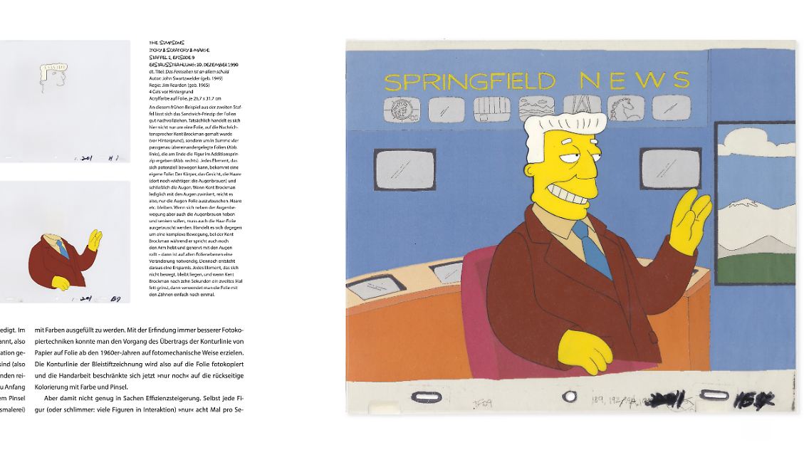 Wie entsteht eigentlich eine Simpsons-Folge? Auch das zeigt der Band auf.