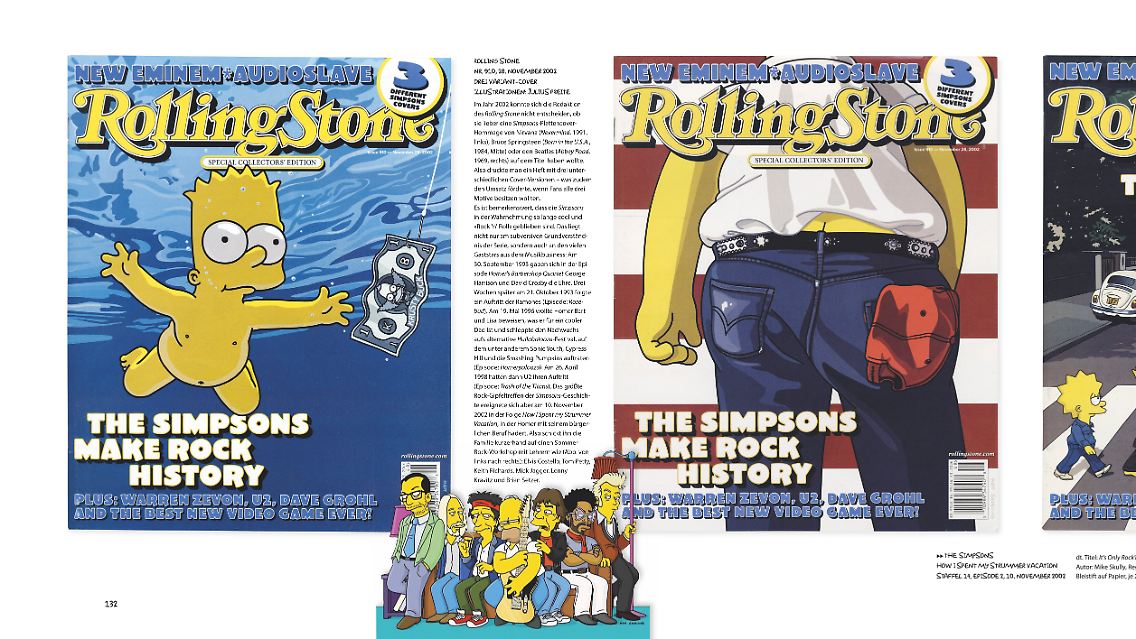 Die Simpsons sind längst selbst Teil der Popkultur - Blick in den besprochenen Band.