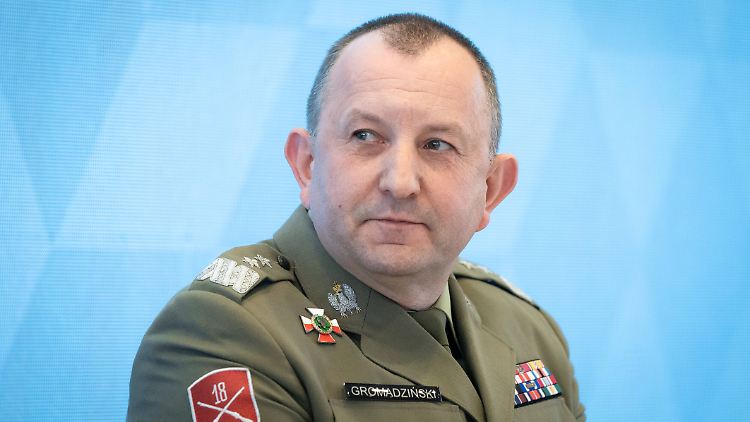 In den vergangenen Monaten war Gromadzinski auch für die Ausbildung ukrainischer Soldaten zuständig.