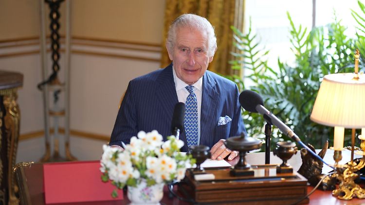König Charles wendet sich Ostern mit einer Videobotschaft an die Briten.