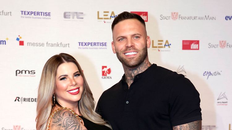 Jenny Frankhauser mit Freund Stefan König. 