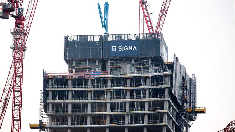 Der noch unfertige Elbtower in Hamburg gehört zum Signa Prime-Portfolio.