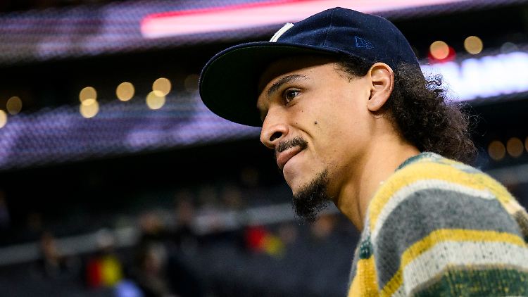 War in Frankfurt nur in zivil im Einsatz: Leroy Sané.