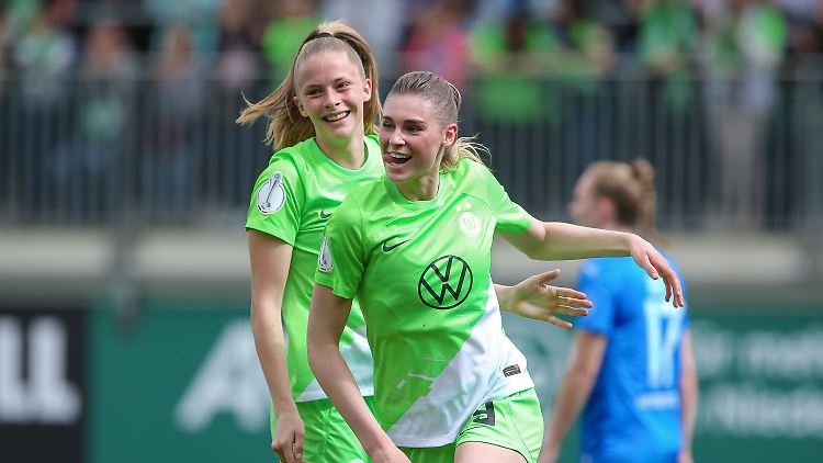 Jule Brand erzielte den ersten Treffer für die Wolfsburgerinnen.