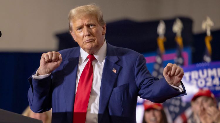 Ein echter Tanzbär, dieser Donald Trump.