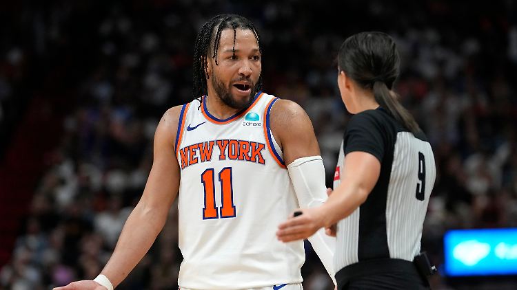 Jalen Brunson und seine New York Knicks stecken im Formtief.