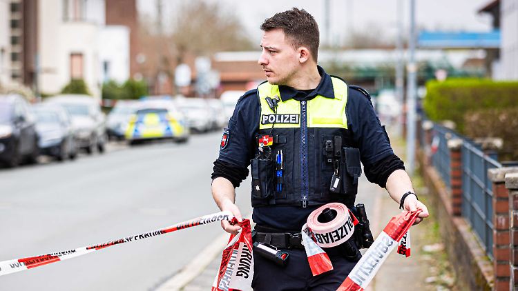 Die Polizei sperrte die Gegend rund um den Tatort weiträumig ab. 