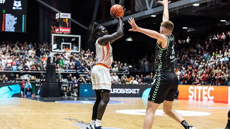 Aher Uguak und seine Niners Chemnitz stehen in den Finals des Europa Cups.