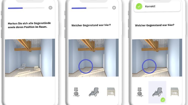 Die App erkennt Alzheimer-Symptome über einfache Tests.