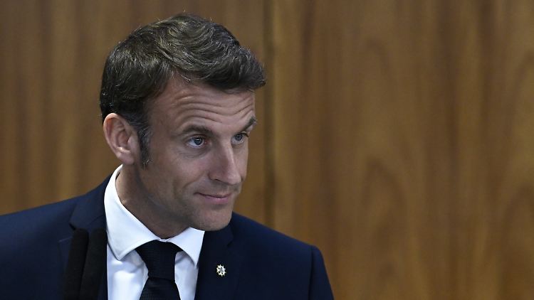 "All das ergibt keinen Sinn", sagte Macron.