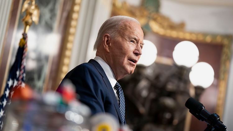 Biden pocht auf den Schutz der Zivilisten im Gazastreifen.