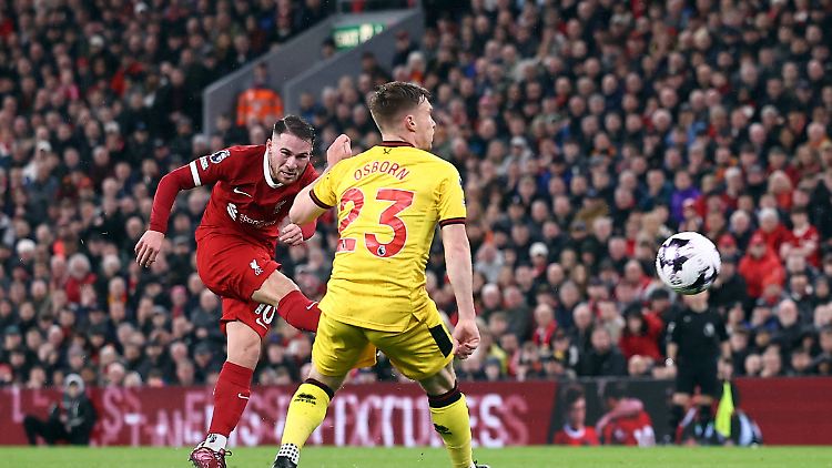 Alexis Mac Allister brachte den FC Liverpool zurück auf die Siegerstraße.