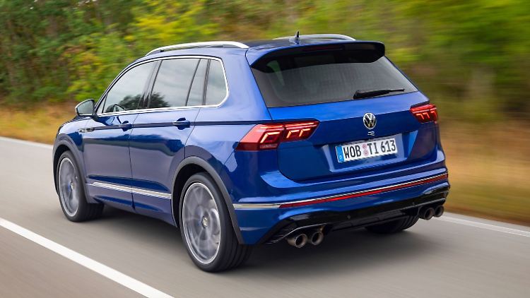Sportliches SUV: der VW Tiguan in rasant gestylter R-Variante.