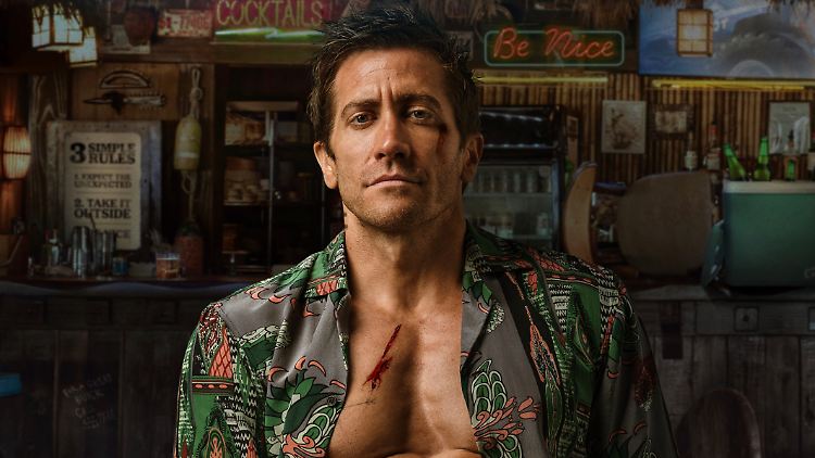 Jake Gyllenhaal als Rausschmeißer Dalton in "Road House"