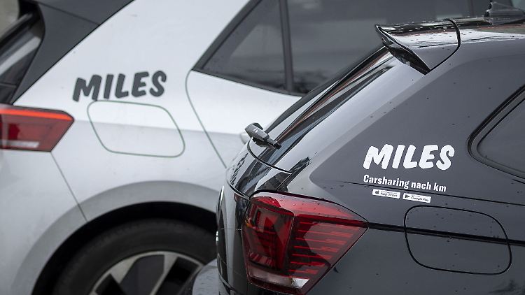 Beim Carsharing-Anbieter Miles ging der Anteil von E-Autos zurück. Bei Sixt und Europcar sieht es ähnlich aus. 