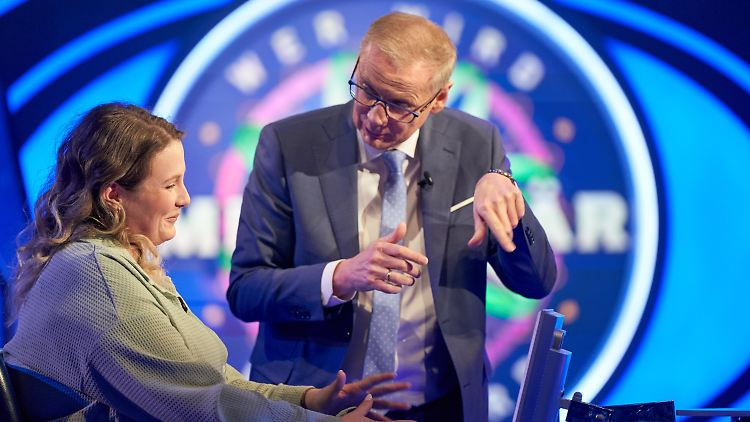 Kathrin Kontaris und Günther Jauch hatten so einiges zu besprechen.