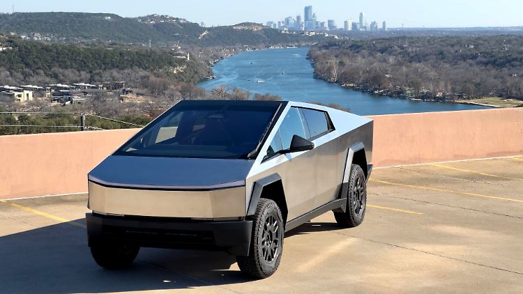 Ein kantiger Kerl, der Tesla Cybertruck.