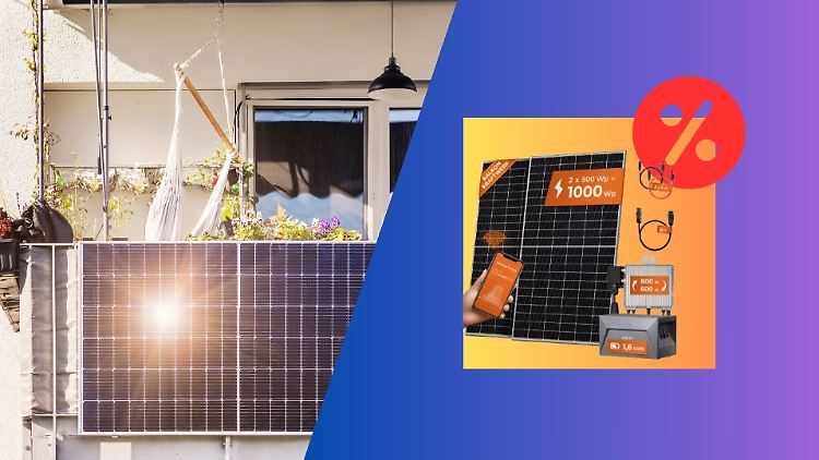 Netto bietet ein Komplettpaket aus Balkonkraftwerk und Speicher zum Sparpreis.