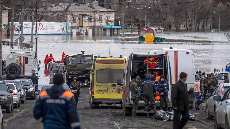 Die Hochwasserkatastrophe in Russland weitet sich aus.