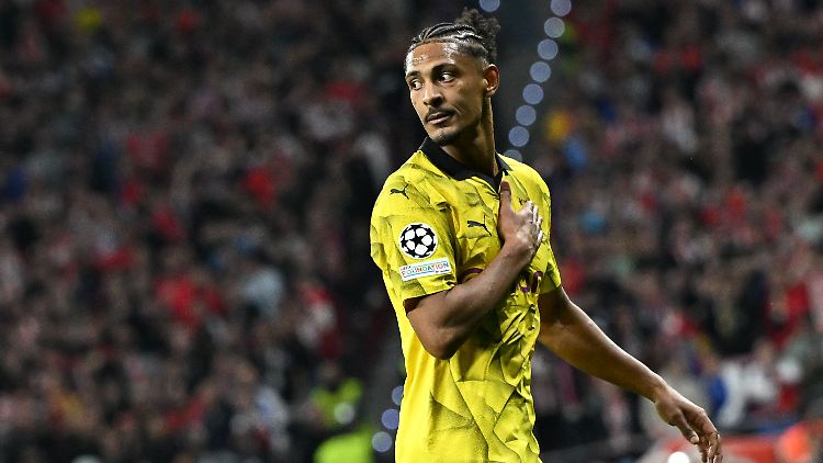 Sébastien Haller wird erst später eingewechselt.